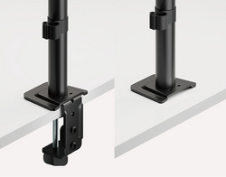  Symbolbild: zeigt die Tischklemm- & Tischlochmontage