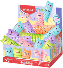 Textmarker Mini FLUO'PEPS PASTEL KAWAI, 48er Display