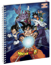  Cahier de textes Dragon Ball S, azur
