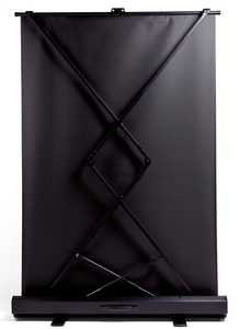  Mobile Pull-Up Bodenleinwand, Rückansicht