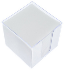  Zettelbox, Papier weiß