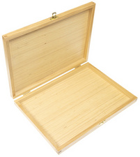 Stiftebox, offen