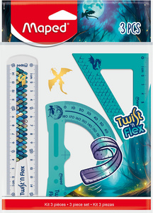 Geometrie-Set Twist'n Flex DRAGON, 3-teilig