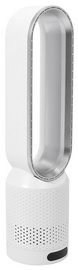 Ventilateur de table AM-016, blanc/argent, vue de profil