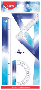 Geometrie-Set ARCTIC, 4-teilig