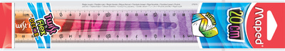 Flachlineal Twist'n Flex Animal, Verpackung, Tiger