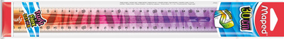 Flachlineal Twist'n Flex Animal, Verpackung, Tiger