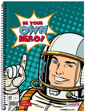 Collegeblock "BE YOUR OWN HERO"