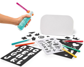 Kit aérographe pour graffitis, contenu