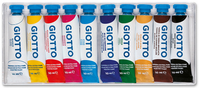 Gouache Extra Fine, étui en plastique de 10