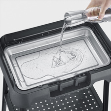 Detailansicht Wasser einfüllen