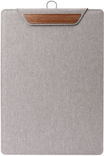  Porte-menu à pince, gris clair / marron