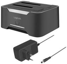  USB 3.2 Gen1 Dual Festplatten Docking Station, inkl. Netzteil