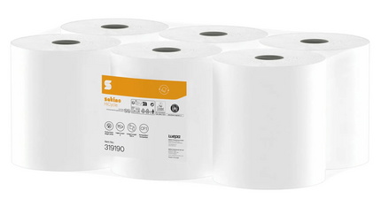 Rouleau d'essuie-mains HiCycle, avec un dévidage central