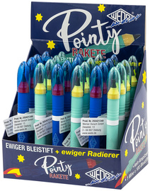 Ewiger Bleistift "Pointy Rakete", 24er Display