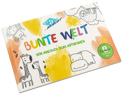 Malbuch BUNTE WELT, Motiv: Zoo