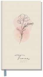   Jugendkalender Häfft-Timer slim "Dainty Flower"