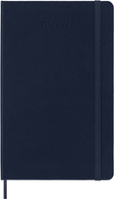      Calendrier semainier 2026/2027, bleu saphir