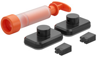 Fixation VacuumFix, noir mat