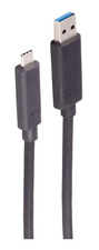USB 3.2 Optisches Glasfaser Anschlusskabel 10G, USB-A Stecker - USB-C Stecker