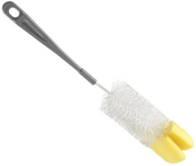Flaschenbürste mit Schwammkopf