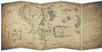 Accessoire : carte de la Terre du Milieu