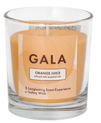 Bougie parfumée dans un verre "Orange Juice"