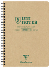 Carnet à spirales UNI NOTES, A5, vert