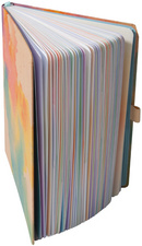  BuJo Notizbuch Jolie Watercolour Dreams, Seitenansicht