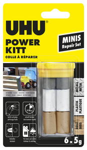 Colle à modeler bicomposant REPAIR ALL POWER KITT MINIS, assorti