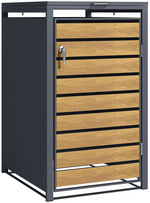 Mülltonnenbox GB1168AWK, Eichenholzoptik, 1-türig