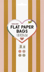 Flachbeutel Flat Paper Bags Stripes AMORE