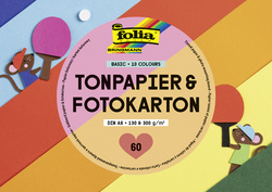  Tonpapier- und Fotokartonblock BASIC