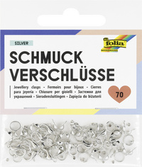 Schmuckverschluss-Set, silber