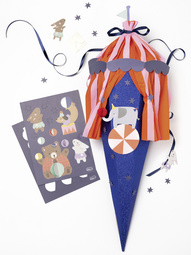 Schultüten Patches "circus", Detailansicht