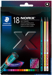 Buntstift NORIX, 18 Kartonetui PROMO