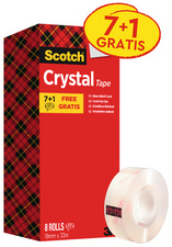 Klebefilm Crystal Clear,  7+1 gratis