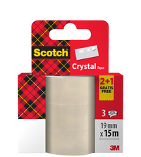 Klebefilm Crystal Clear,  2+1 gratis