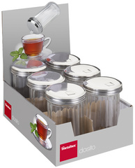 Glas-Milchspender "Dosito", 6er Display