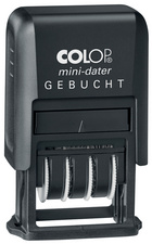 Datumstempel Mini-Dater S 160/L3 "GEBUCHT"