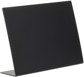   Kreidetafel Tischaufsteller, quer, schwarz