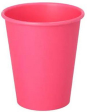 Papp-Trinkbecher, 0,2 l, pink