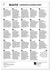 Reinigungsblatt für Laminiergeräte, 5er Set