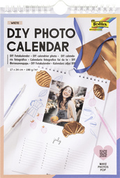 Kreativ-Wandkalender, weiß