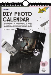 Kreativ-Wandkalender, schwarz