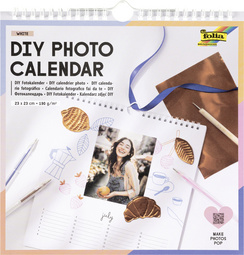Kreativ-Wandkalender, weiß