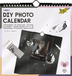Kreativ-Wandkalender, schwarz