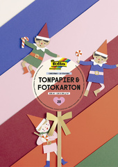  Tonpapier- und Fotokartonblock WEIHNACHTEN